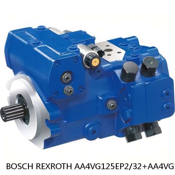 AA4VG125EP2/32+AA4VG125EP2/32 BOSCH REXROTH A4VG Variable Displacement Pumps