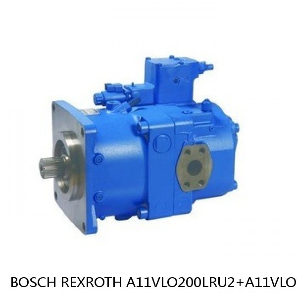 A11VLO200LRU2+A11VLO200LRU2 BOSCH REXROTH A11VLO Axial Piston Variable Pump