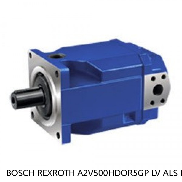 A2V500HDOR5GP LV ALS LR BOSCH REXROTH A2V Variable Displacement Pumps #1 small image