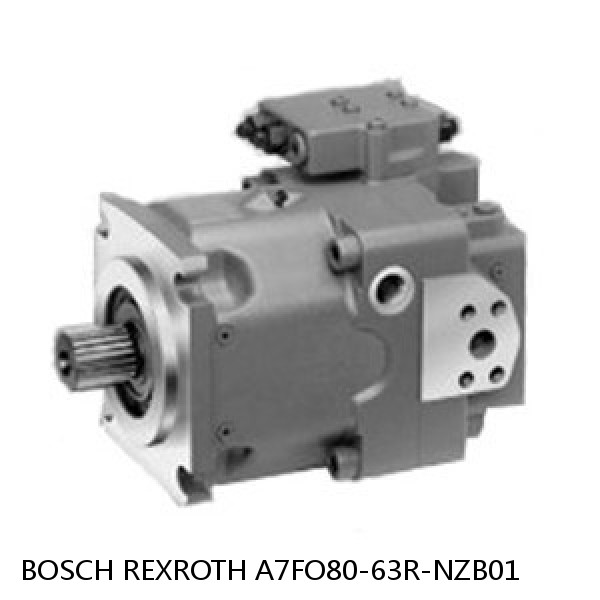 A7FO80-63R-NZB01 BOSCH REXROTH A7FO Axial Piston Motor Fixed Displacement Bent Axis Pump #1 image