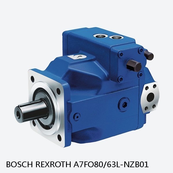 A7FO80/63L-NZB01 BOSCH REXROTH A7FO Axial Piston Motor Fixed Displacement Bent Axis Pump #1 image