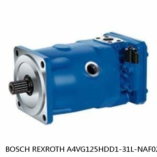 A4VG125HDD1-31L-NAF02F691S-S BOSCH REXROTH A4VG Variable Displacement Pumps #1 image