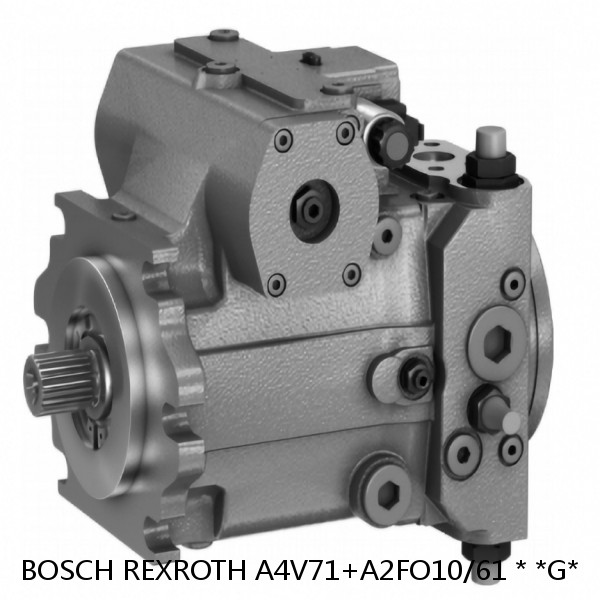 A4V71+A2FO10/61 * *G* BOSCH REXROTH A4V Variable Pumps #1 image
