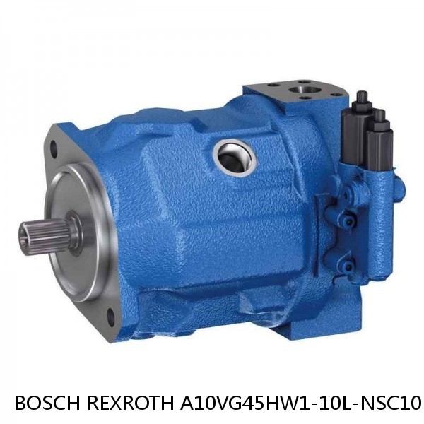 A10VG45HW1-10L-NSC10F044S BOSCH REXROTH A10VG Axial piston variable pump #1 image
